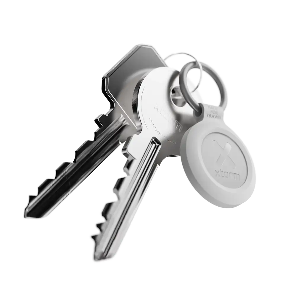 Xtorm TravelTag for iPhone (iOS) - Water-resistant - Ash White