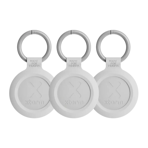 Xtorm TravelTag for iPhone (iOS) - Water-resistant - Ash White
