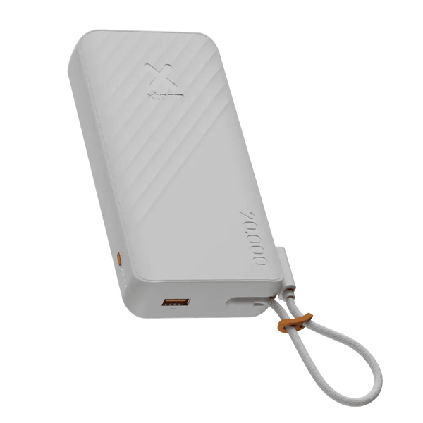 Go2 Powerbank 30W - 20.000 mAh - Ingebouwde USB-C Kabel - Ice - Xtorm NL