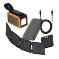 Noodpakket Bundel: Zaklamp Powerbank, SolarBooster, SuperCharge Powerbank en Kabel