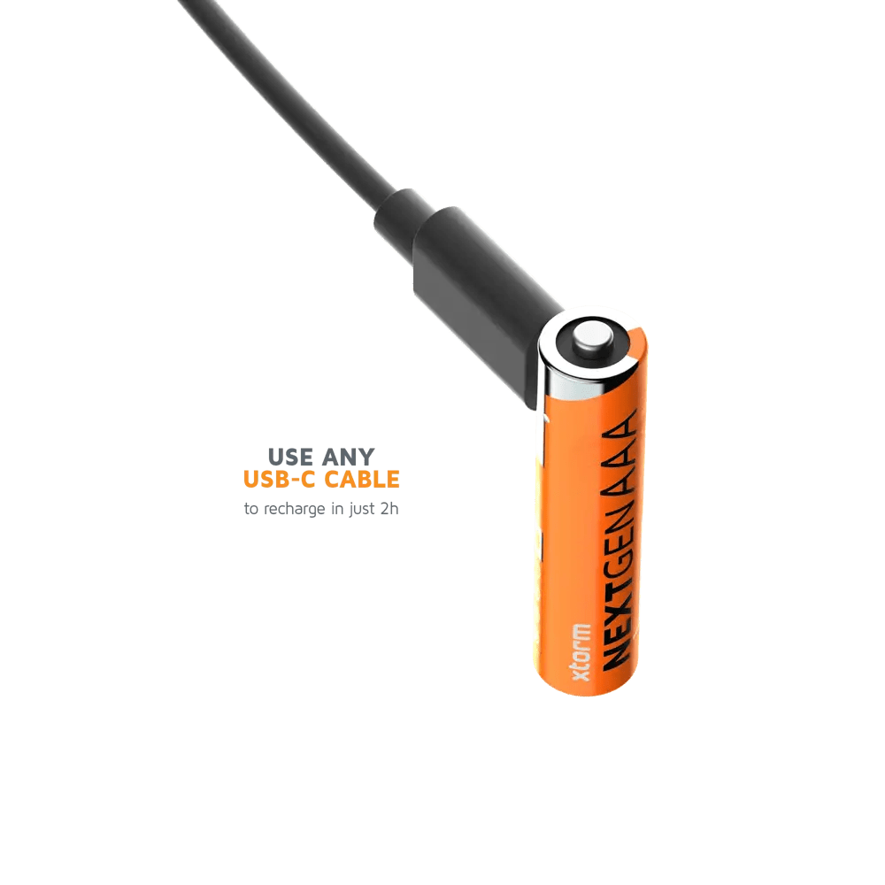 Oplaadbare AAA Batterijen met USB - C - 4 pack - Xtorm NL