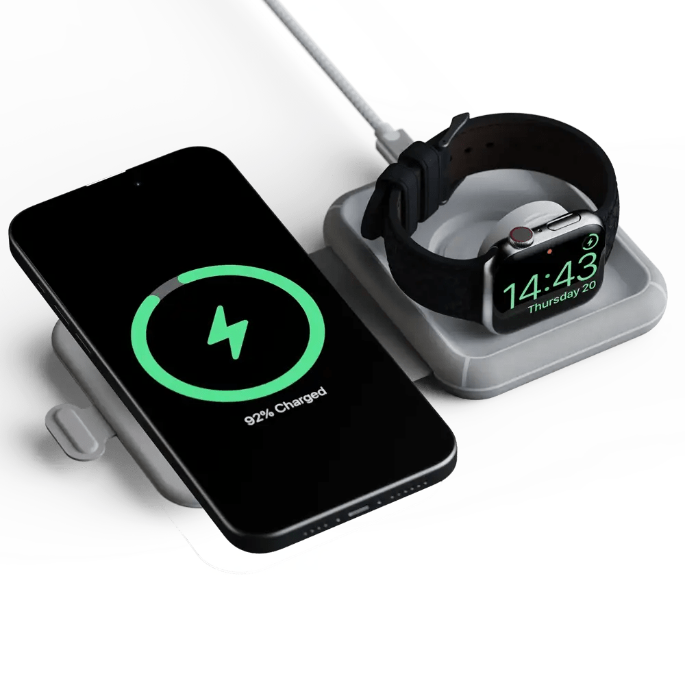 Opvouwbare Draadloze Oplader 15W - 2 in 1 - Xtorm NL