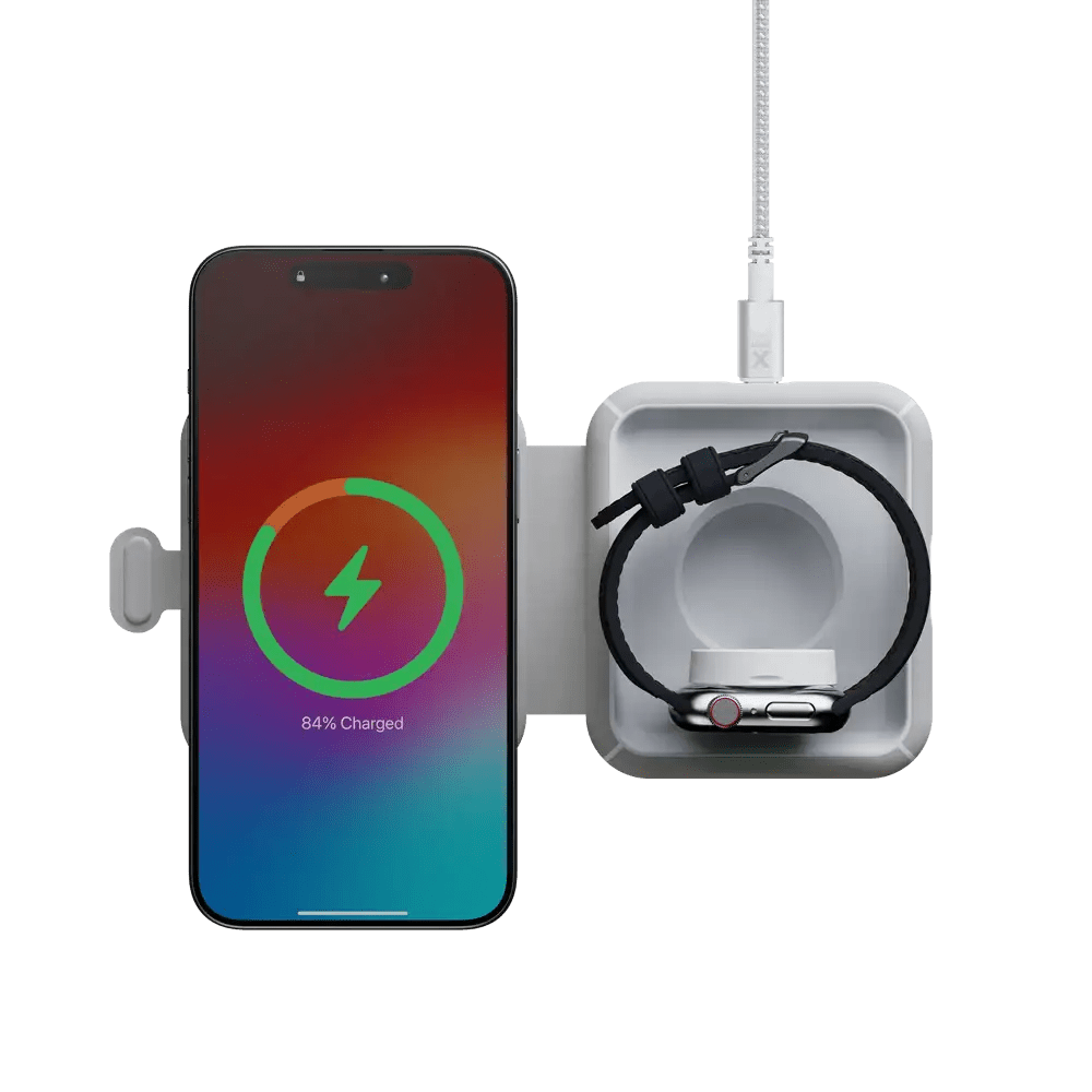 Opvouwbare Draadloze Oplader 15W - 2 in 1 - Xtorm NL