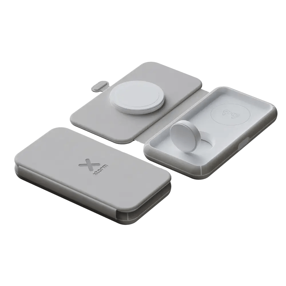 Opvouwbare Draadloze Oplader - 3 in 1 - Xtorm NL