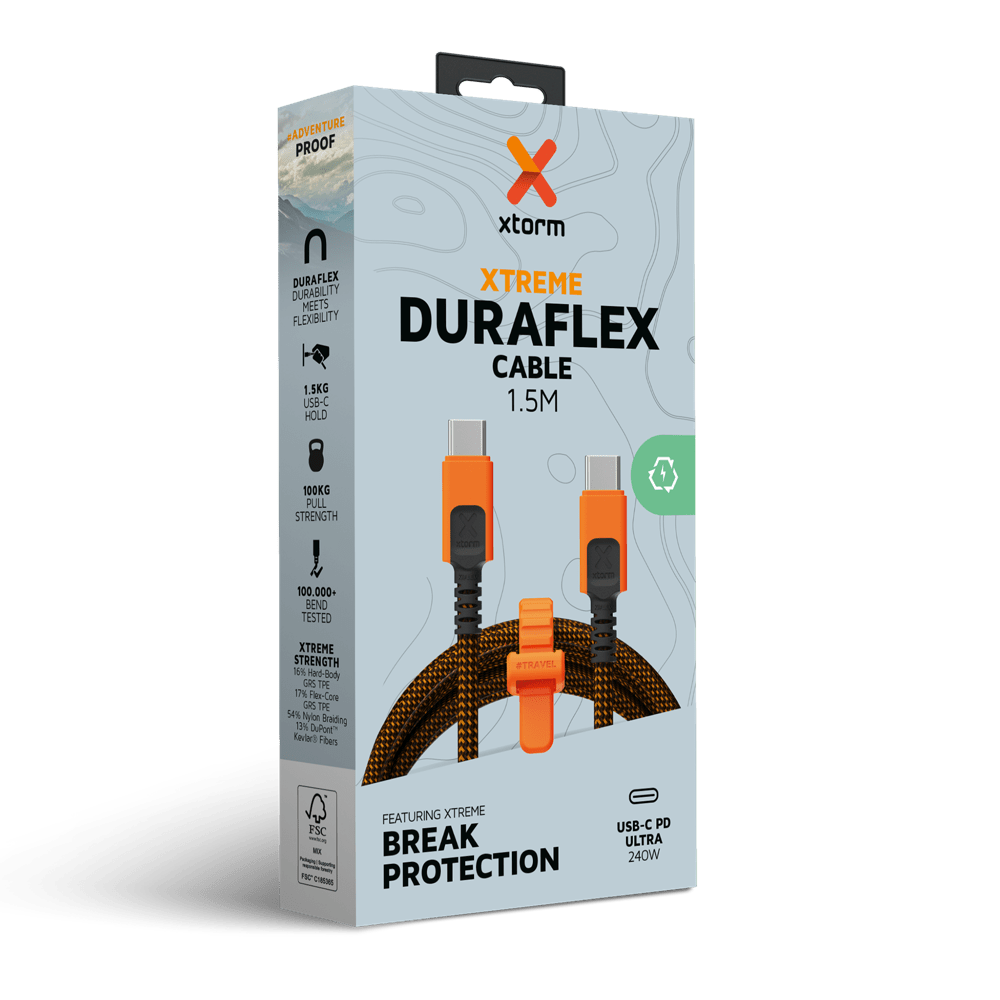 Xtreme Kabel USB - C PD Ultra 240W 1,5m - Xtorm NL