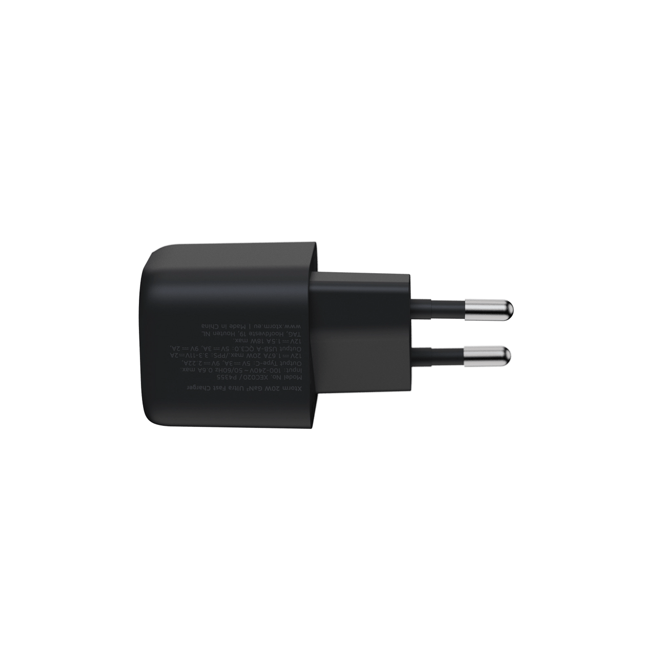 20W GaN2 Ultra Wall Charger - Black - Xtorm NL