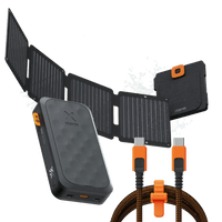 Thumbnail for 28W Draagbaar Zonnepaneel + FS5 Powerbank 20.000 mAh + USB - C PD kabel 240W Bundel - Xtorm NL