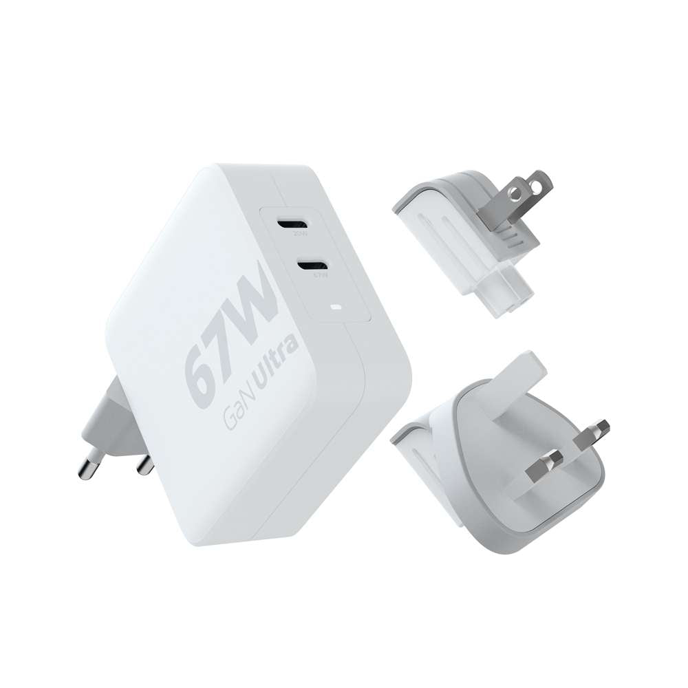 67W GaN-Ultra Travel Adapter + USB-C PD Kabel - Xtorm NL