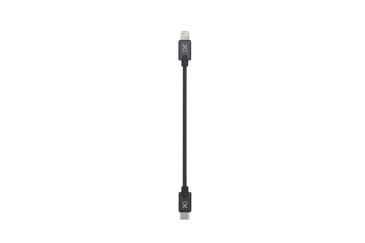 Original short USB-C naar Lightning kabel 60W - 15 cm - Xtorm NL