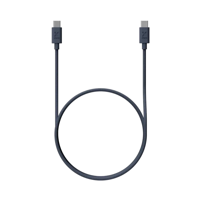Go2 USB-C Kabel 100W - Gevlochten - 1 m - Blue