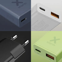 Go2 SlimLine Oplader 33W - USB-C & USB-A - Blue