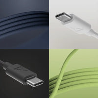 Go2 USB-C Kabel 100W - Gevlochten - 1 m - Blue
