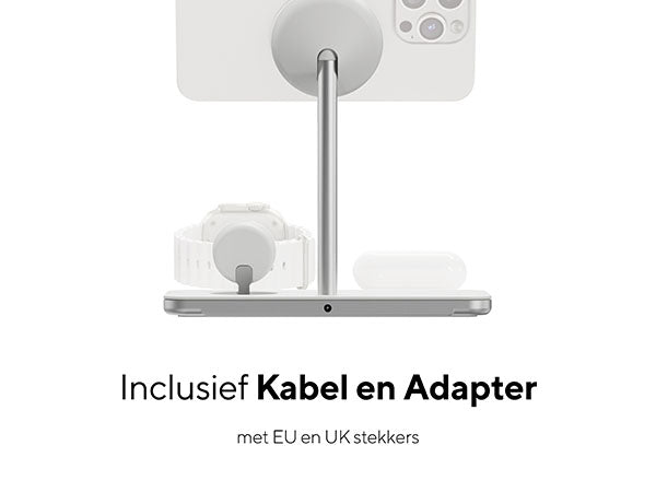 Inclusief Kabel en Adapter. EU en UK stekkers