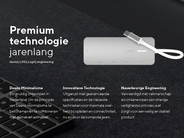 Naadloze Technologie. Achter het strakke, verfijnde Deense minimalistische design schuilt de bewezen technologie van Xtorm. Ontworpen voor betrouwbare prestaties en gebaseerd op jarenlange expertise in power en connectiviteit. Deens Minimalisme: Doordacht ontworpen in Nederland, met Deense minimalistische designprincipes, waar gebruiksgemak en esthetiek samenkomen