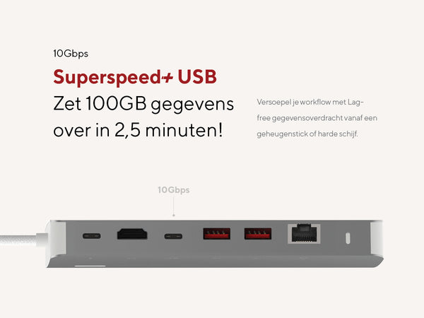 LINQ 9in1 SSD PRO USB-C Multipoort Hub 140W 8/13