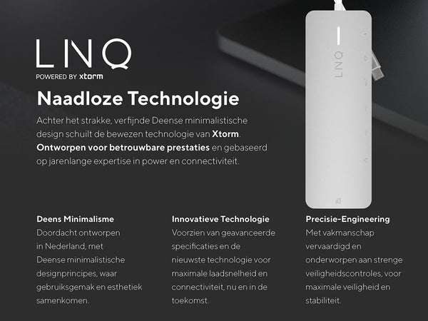 LINQ 9in1 SSD PRO USB-C Multipoort Hub 140W 12/13