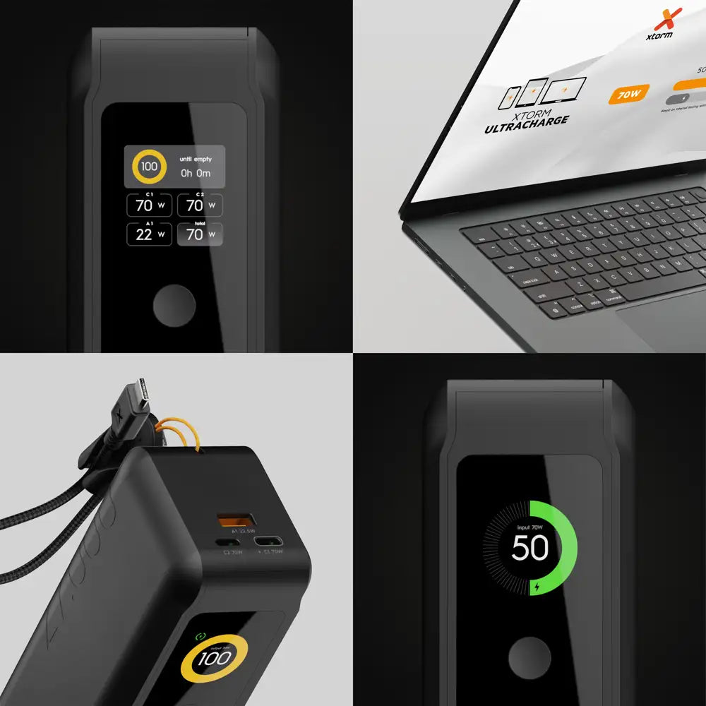 NextGen Powerbank 70W - 27.000 mAh - Midnight Black