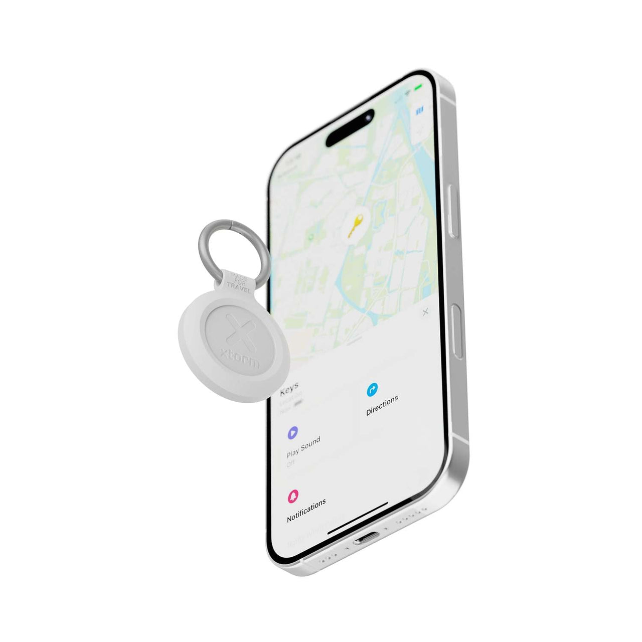 Xtorm Water-resistant TravelTag - Ash White