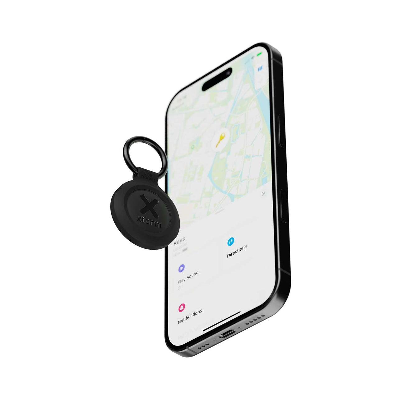 Xtorm Water-resistant TravelTag - Charcoal Black