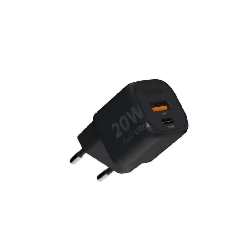 Xtorm Snellader - 20W GaN2 Ultra Adapter - Zwart