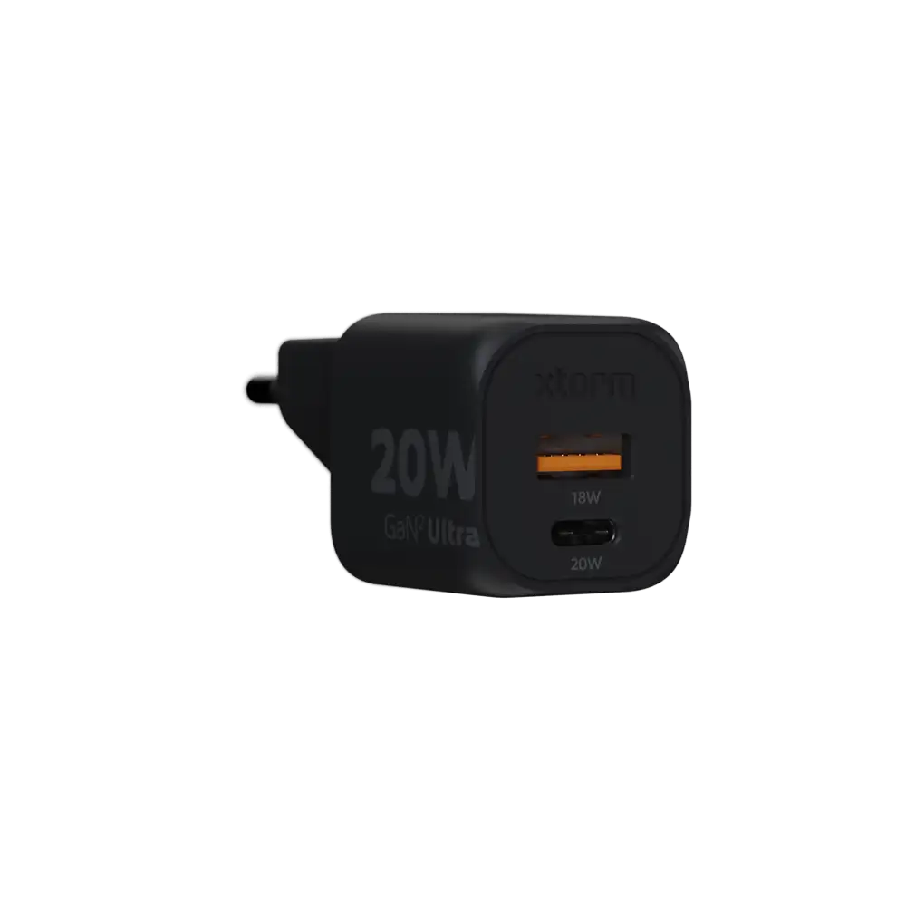 Xtorm Snellader - 20W GaN2 Ultra Adapter - Zwart