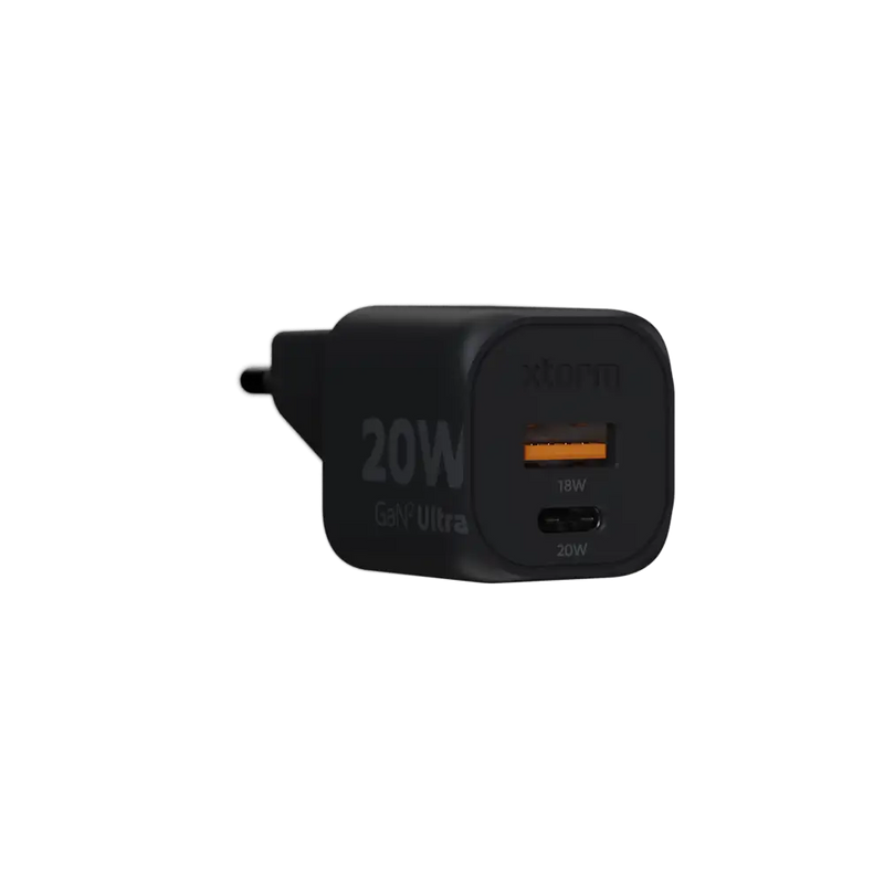 Xtorm Snellader - 20W GaN2 Ultra Adapter - Zwart