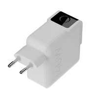 NextGen 140W Laptop Snellader - 3 poorten (2x USB-C PD + USB-A) - Dusk White
