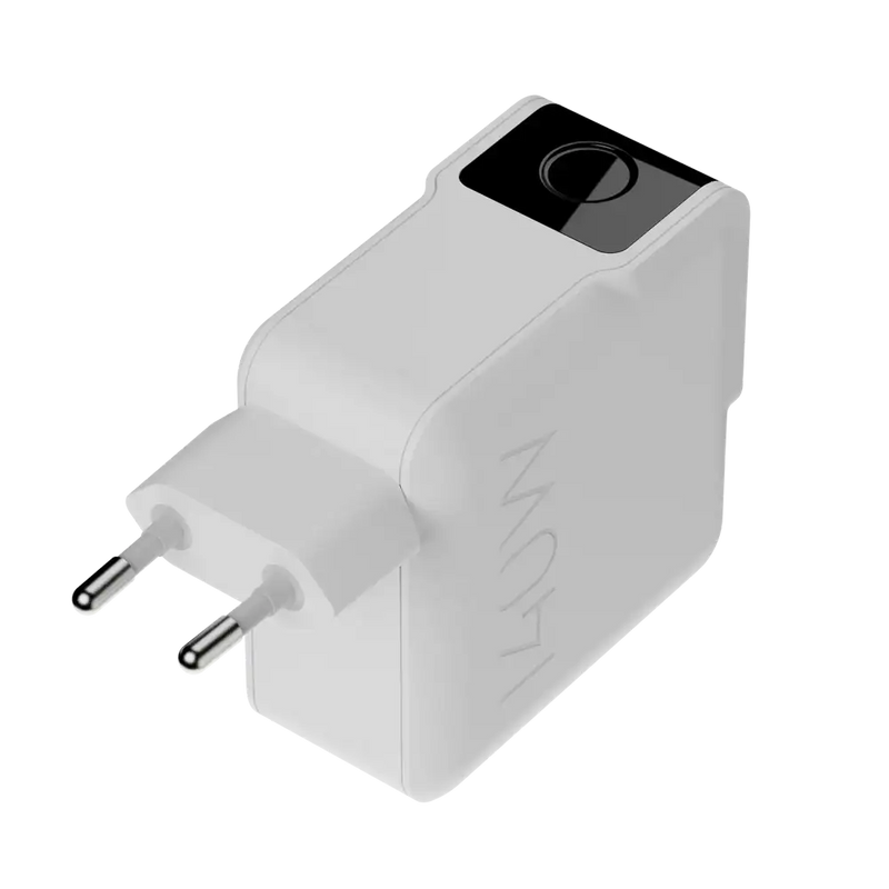 NextGen 140W Laptop Snellader - 3 poorten (2x USB-C PD + USB-A) - Dusk White