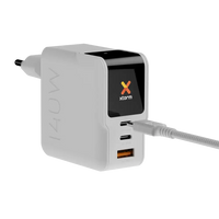 NextGen 140W Laptop Snellader - 3 poorten (2x USB-C PD + USB-A) - Dusk White