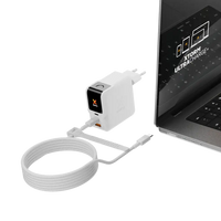 NextGen 140W Laptop Snellader - 3 poorten (2x USB-C PD + USB-A) - Dusk White