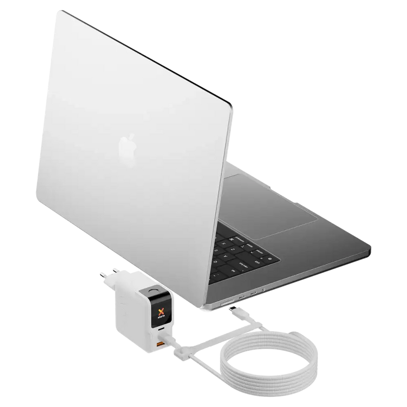 NextGen 140W Laptop Snellader - 3 poorten (2x USB-C PD + USB-A) - Dusk White