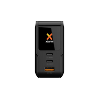 NextGen 140W Laptop Snellader - 3 poorten (2x USB-C PD + USB-A) - Midnight Black