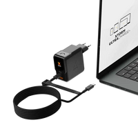 NextGen 140W Laptop Snellader - 3 poorten (2x USB-C PD + USB-A) - Midnight Black