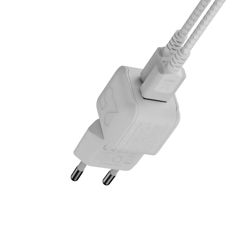 NextGen 25W Snellader - 2 poorten (USB-C PD + USB-A) - Dusk White