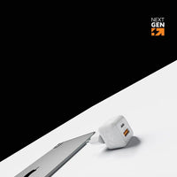 NextGen 25W Snellader - 2 poorten (USB-C PD + USB-A) - Dusk White