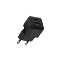 NextGen 25W Snellader - 2 poorten (USB-C PD + USB-A) - Midnight Black
