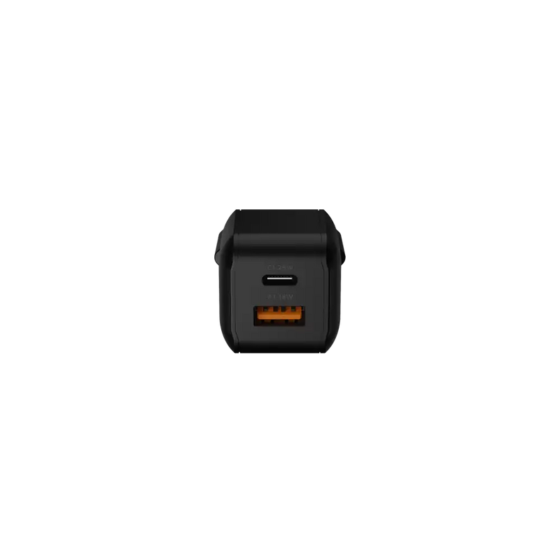 NextGen 25W Snellader - 2 poorten (USB-C PD + USB-A) - Midnight Black