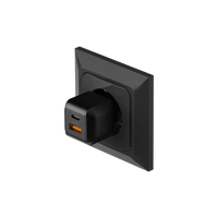 NextGen 25W Snellader - 2 poorten (USB-C PD + USB-A) - Midnight Black