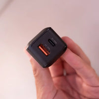 NextGen 25W Snellader - 2 poorten (USB-C PD + USB-A) - Midnight Black