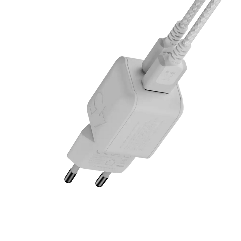 NextGen 45W Snellader - 2 poorten (USB-C PD + USB-A) - Dusk White