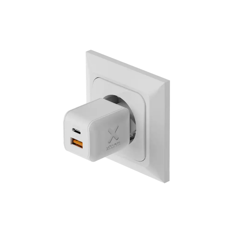 NextGen 45W Snellader - 2 poorten (USB-C PD + USB-A) - Dusk White