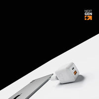 NextGen 45W Snellader - 2 poorten (USB-C PD + USB-A) - Dusk White