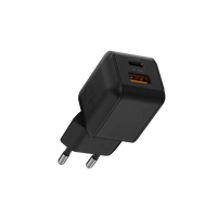 NextGen 45W Snellader - 2 poorten (USB-C PD + USB-A) - Midnight Black