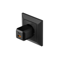 NextGen 45W Snellader - 2 poorten (USB-C PD + USB-A) - Midnight Black