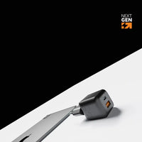 NextGen 45W Snellader - 2 poorten (USB-C PD + USB-A) - Midnight Black