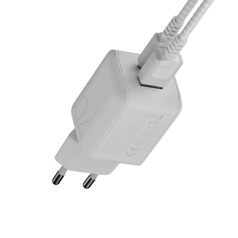 NextGen 70W Laptop Snellader - 2 poorten (USB-C PD + USB-A) - Dusk White