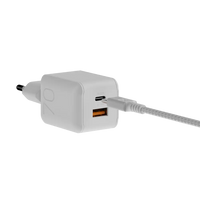 NextGen 70W Laptop Snellader - 2 poorten (USB-C PD + USB-A) - Dusk White