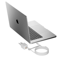 NextGen 70W Laptop Snellader - 2 poorten (USB-C PD + USB-A) - Dusk White