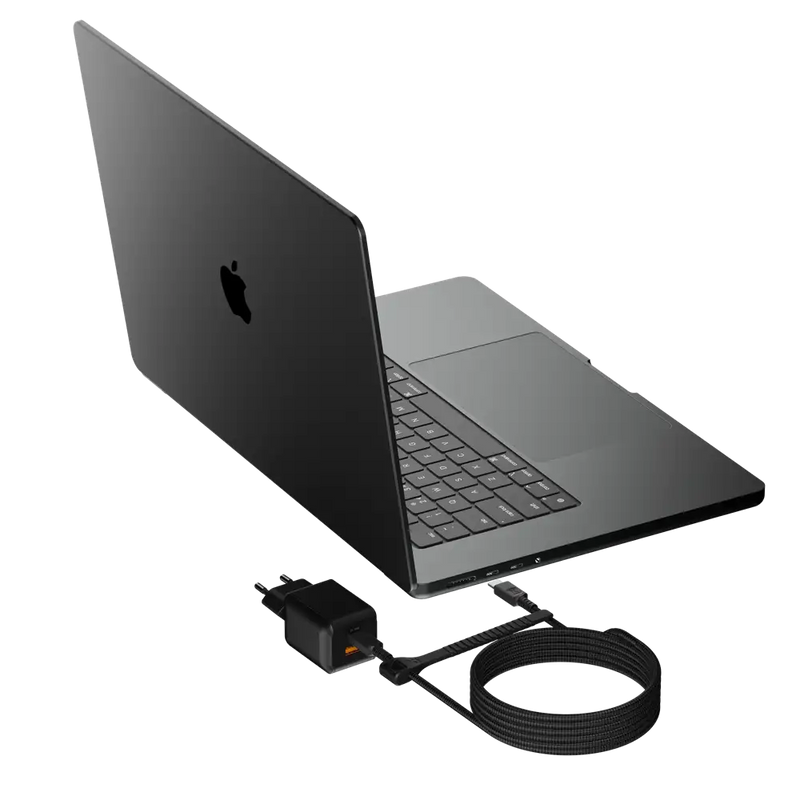 NextGen 70W Laptop Snellader - 2 poorten (USB-C PD + USB-A) - Midnight Black