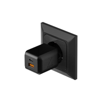NextGen 70W Laptop Snellader - 2 poorten (USB-C PD + USB-A) - Midnight Black